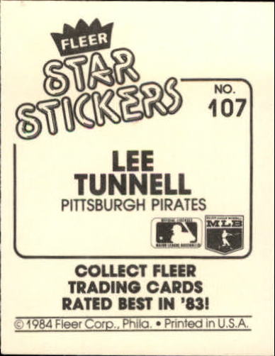 B5769- 1984 Fleer Stickers Baseball Card #s 1-126 -You Pick- 15+ FREE US SHIP - Picture 196 of 231