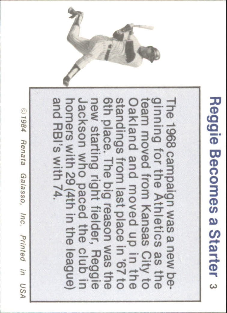 B3275- 1984 Galasso Reggie Jackson Card #s 1-30 -You Pick- 15+ FREE US SHIP - Picture 7 of 61