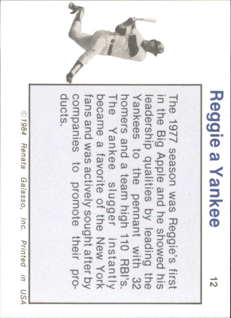 B3275- 1984 Galasso Reggie Jackson Card #s 1-30 -You Pick- 15+ FREE US SHIP - Picture 25 of 61