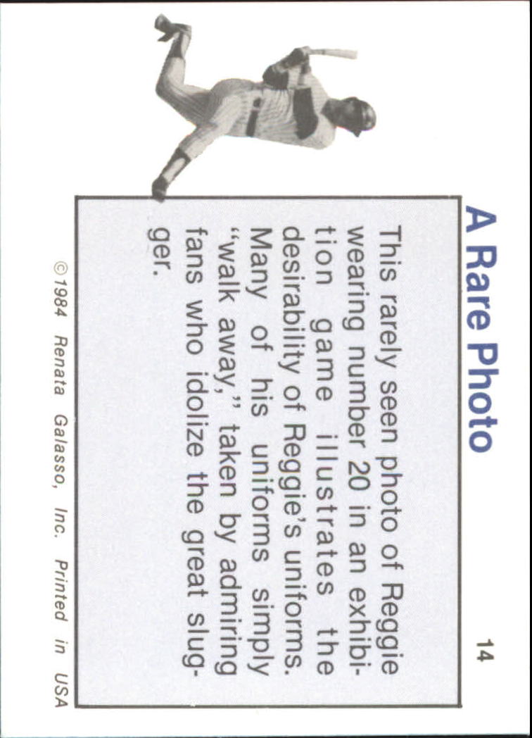 B3275- 1984 Galasso Reggie Jackson Card #s 1-30 -You Pick- 15+ FREE US SHIP - Picture 29 of 61