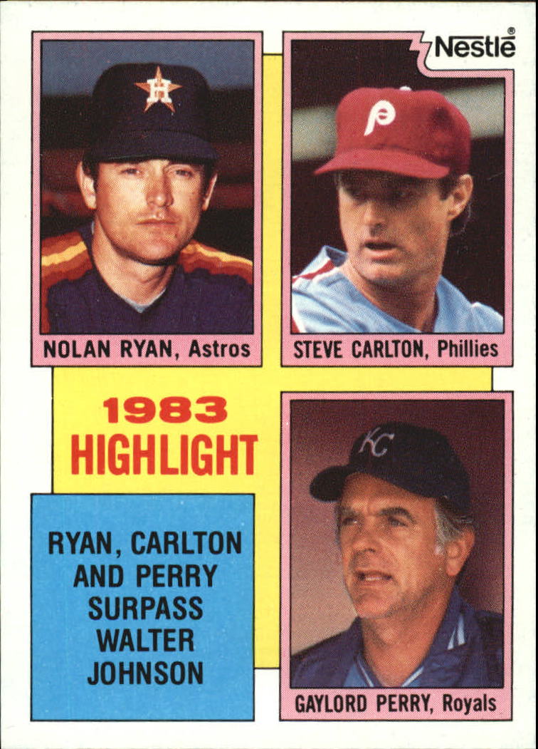 1984 Nestle 792 #4 Ryan/Carlton/Perry HL