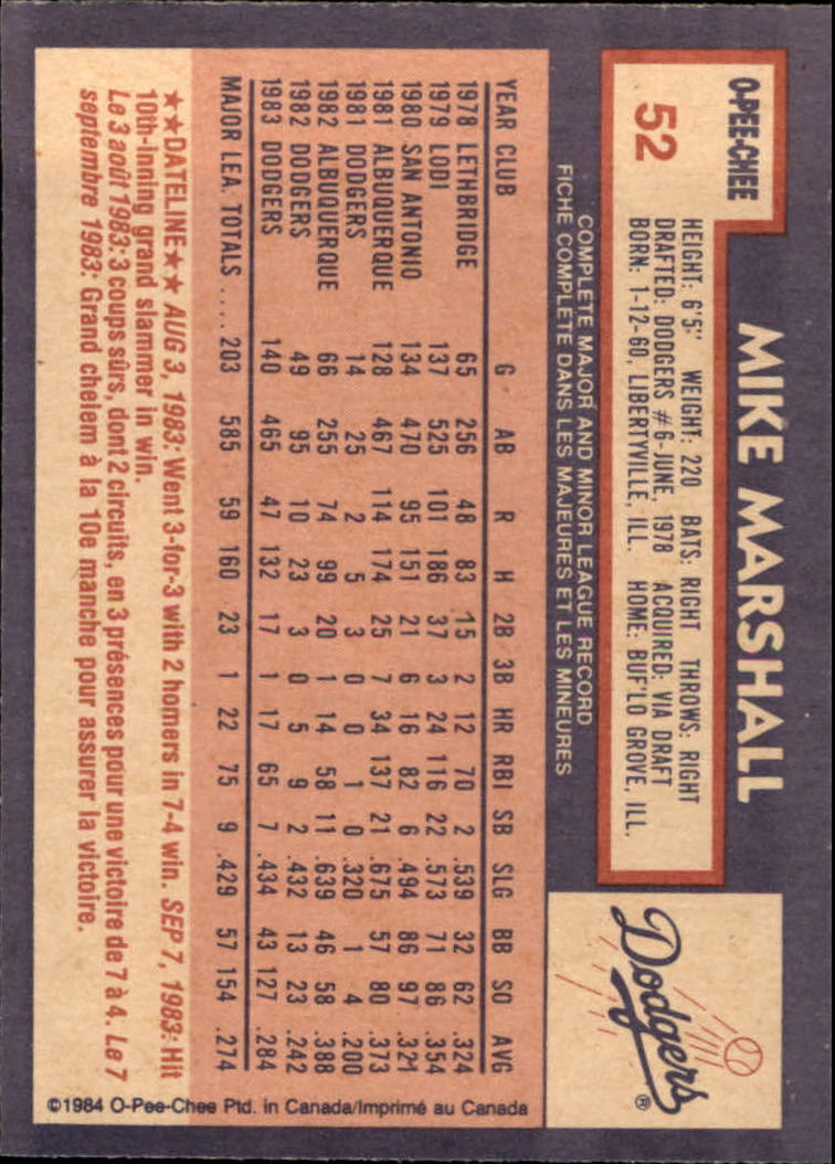 1984 O Pee Chee Baseball Cards 1 250 Pick From List EBay