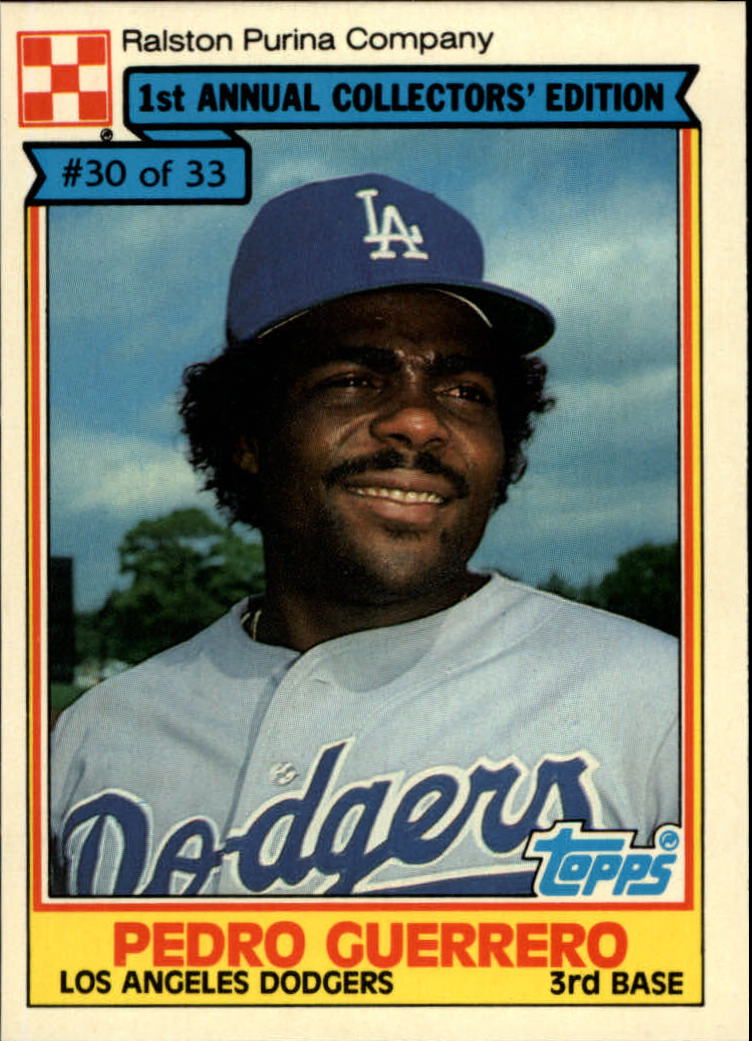  1982 Topps Baseball Card #247 Pedro Guerrero