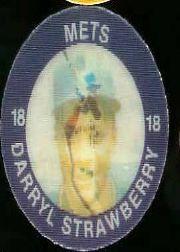 1984 Seven-Eleven Coins #E17 Darryl Strawberry