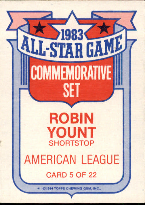 1984 Topps Glossy All-Stars Baseball Cards - Picture 7 of 29