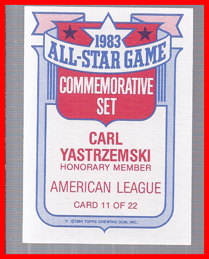 1984 Topps Glossy All-Stars Baseball Cards - Picture 13 of 29