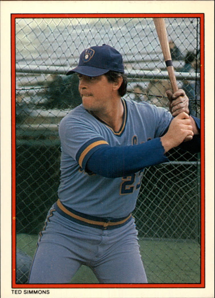 1984 Topps Glossy Send-Ins #18 Ted Simmons