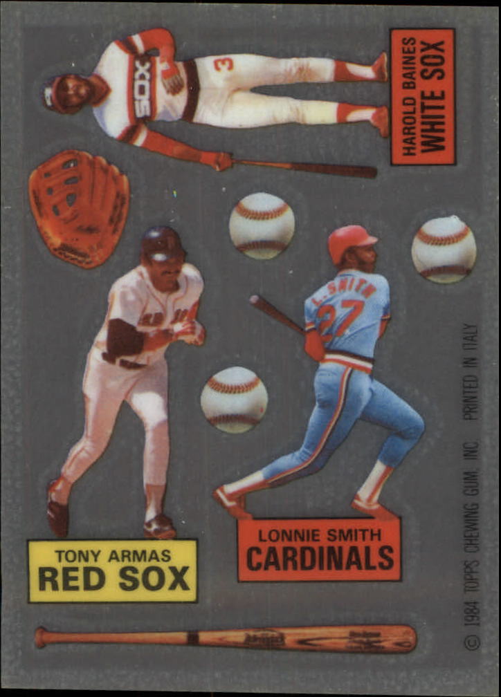 B6721- 1984 Topps Rub Downs Baseball Cards 1-32 -You Pick- 15+ FREE US SHIP - Picture 2 of 25
