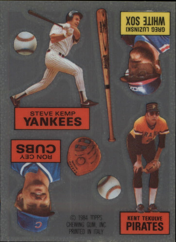 B6721- 1984 Topps Rub Downs Baseball Cards 1-32 -You Pick- 15+ FREE US SHIP - Picture 13 of 25