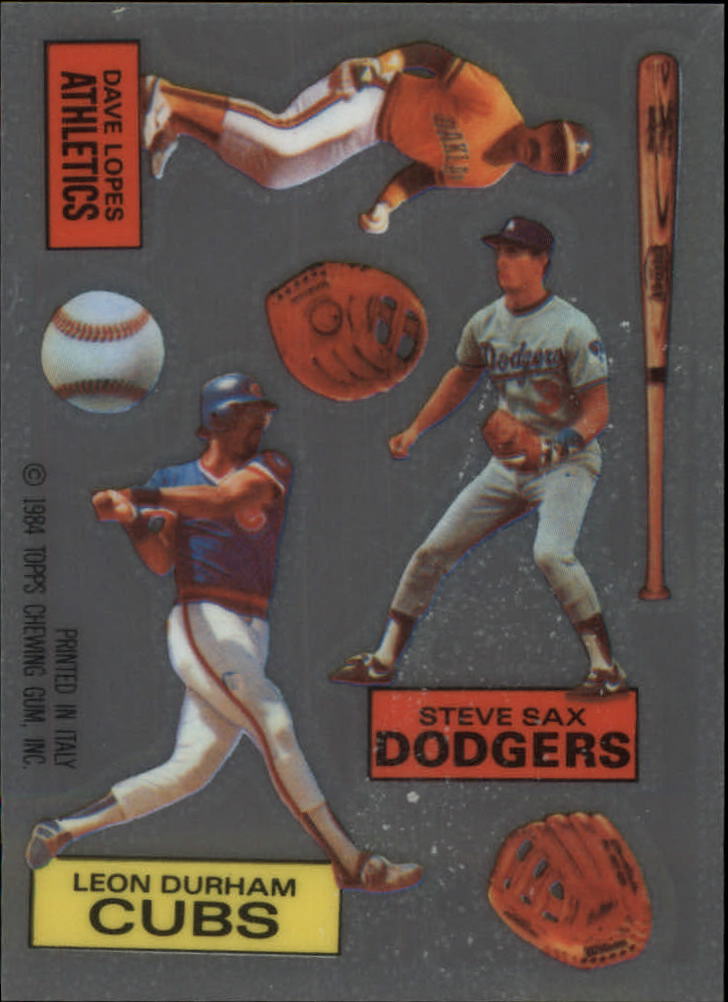 B6721- 1984 Topps Rub Downs Baseball Cards 1-32 -You Pick- 15+ FREE US SHIP - Picture 18 of 25