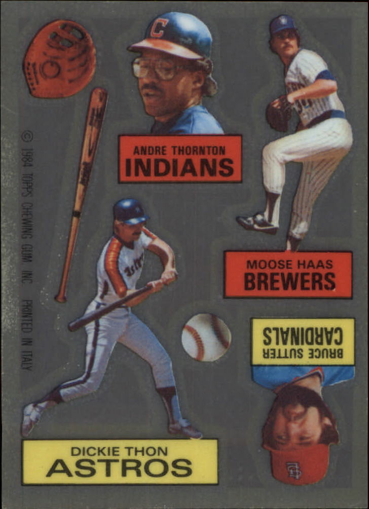 B6721- 1984 Topps Rub Downs Baseball Cards 1-32 -You Pick- 15+ FREE US SHIP - Picture 21 of 25