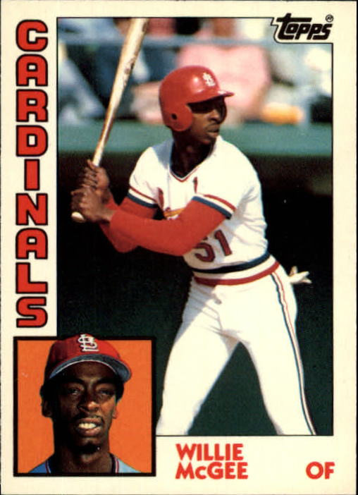 1984 Topps Tiffany #310 Willie McGee
