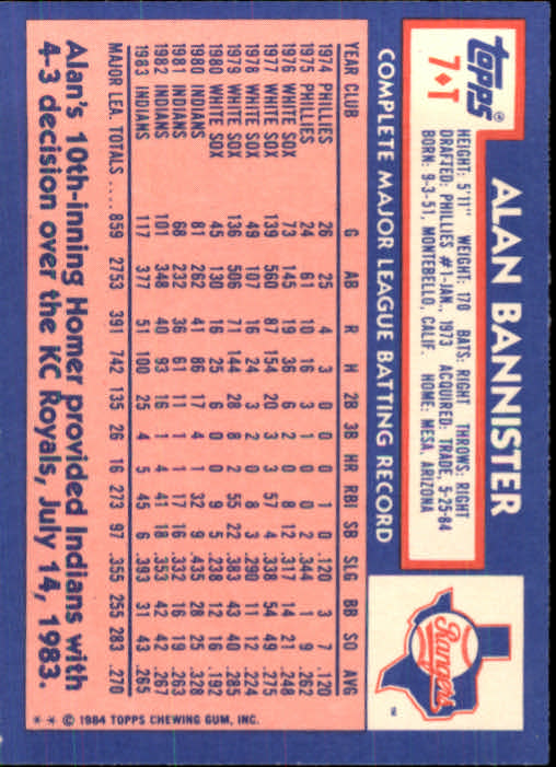 B1179- 1984 Topps Traded BB Card #s 1-132 +Rookies -You Pick- 15+ FREE US SHIP - Picture 15 of 223