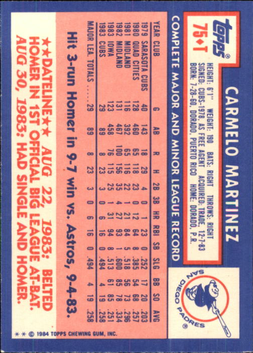 B1179- 1984 Topps Traded BB Card #s 1-132 +Rookies -You Pick- 15+ FREE US SHIP - Picture 127 of 223