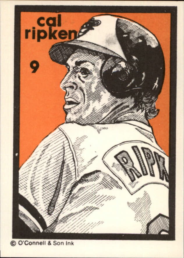 1984-89 O'Connell and Son Ink #9 Cal Ripken