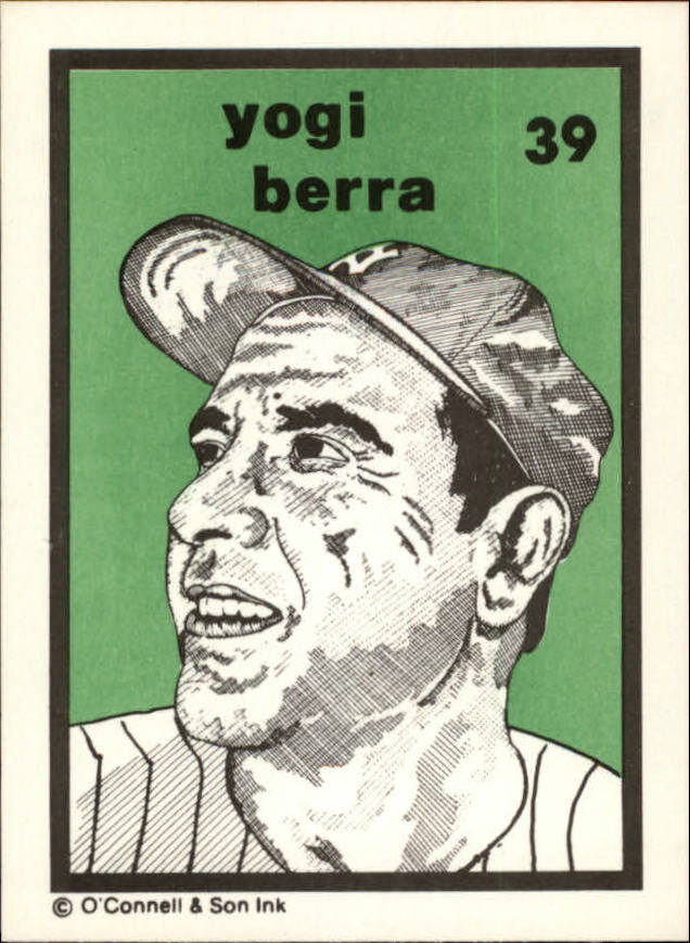 1984-89 O'Connell and Son Ink #39 Yogi Berra