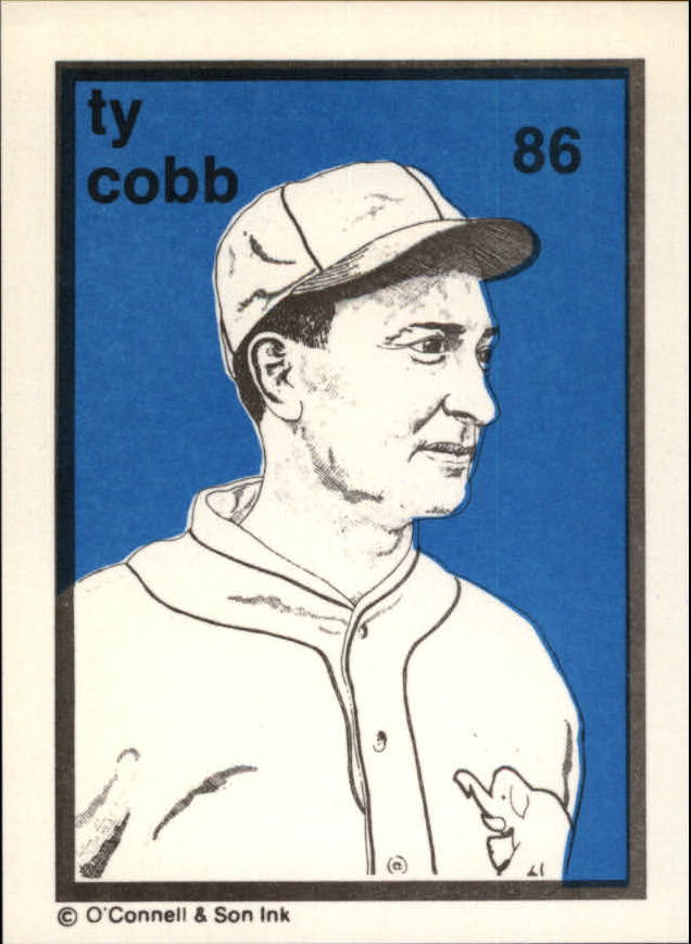 1984-89 O'Connell and Son Ink #86 Ty Cobb