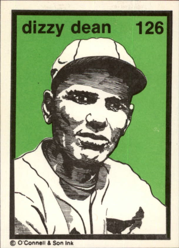 1984-89 O'Connell and Son Ink #126 Dizzy Dean