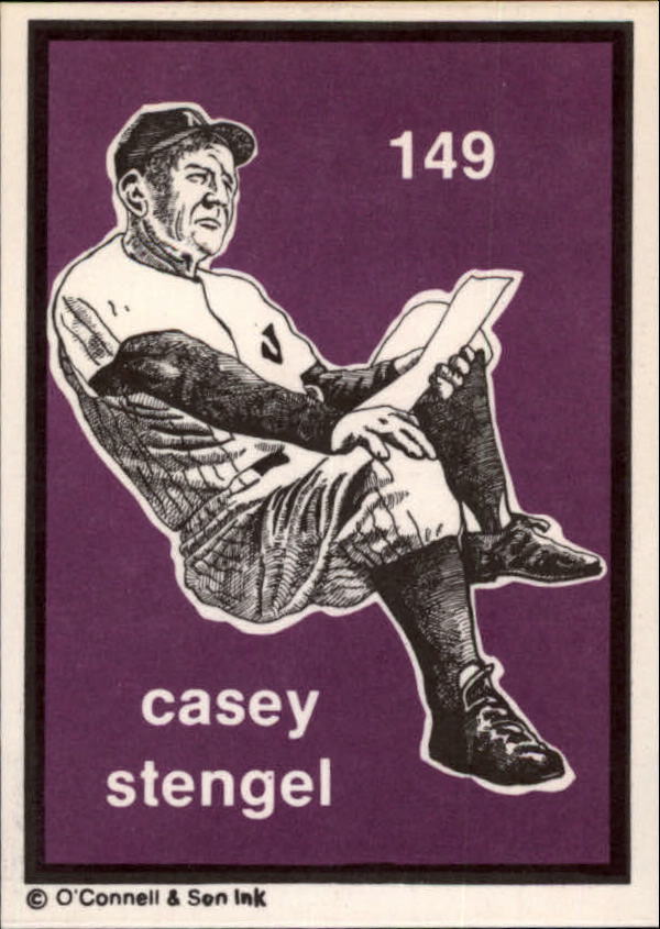 1984-89 O'Connell and Son Ink #149 Casey Stengel