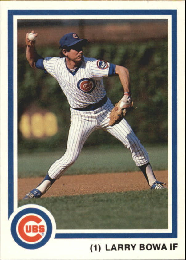 1985 Cubs Seven-Up #1 Larry Bowa - NM-MT