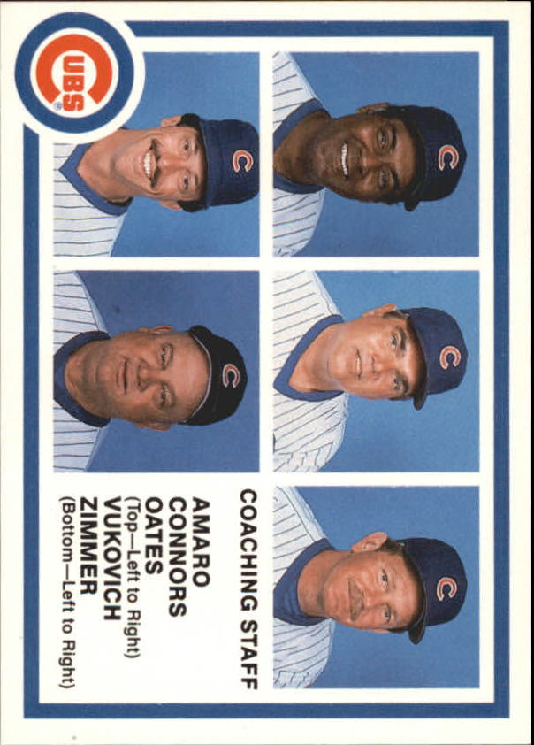 1985 Cubs Seven-Up #1 Larry Bowa - NM-MT