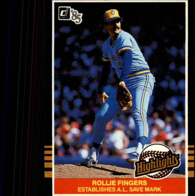 1985 Donruss Highlights #2 Rollie Fingers
