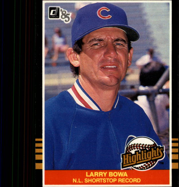 1985 Donruss Highlights #7 Larry Bowa