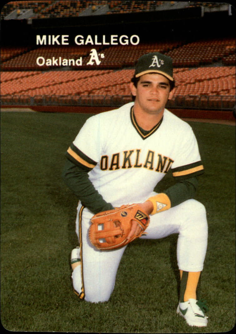 1985 A's Mother's #24 Mike Gallego