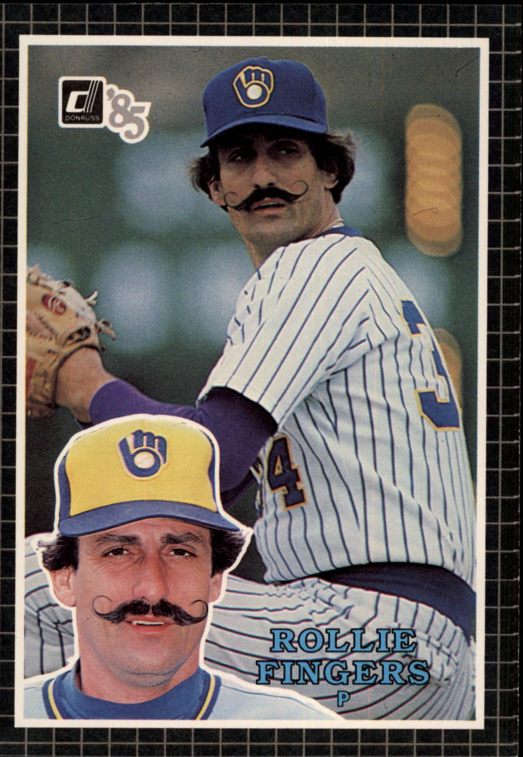 1985 Donruss Action All-Stars #36 Rollie Fingers - . Oversized. - NM-MT