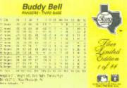 1985 Fleer Limited Edition #1 Buddy Bell back image