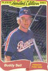 1985 Fleer Limited Edition #1 Buddy Bell