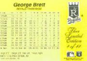 1985 Fleer Limited Edition #4 George Brett back image