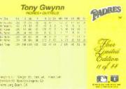 1985 Fleer Limited Edition #11 Tony Gwynn back image