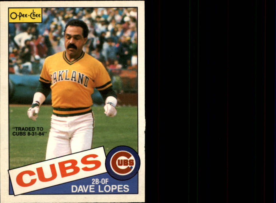 1985 O-Pee-Chee #12 Dave Lopes/Traded to Cubs 8-81-84