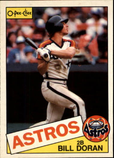 Bill Doran Signed 1985 Donruss Baseball Card - Houston Astros