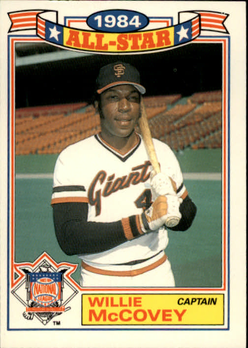 1985 Topps Glossy All-Stars #11 Willie McCovey CAPT