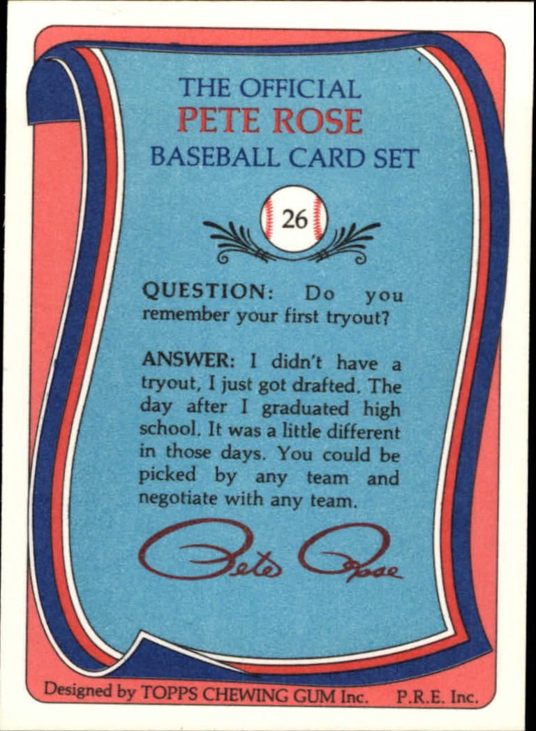 A2629- 1985 Topps Rose Baseball Karte #S 1-120 -du Pick- 15 + Gratis US Schiff - Bild 33 von 206