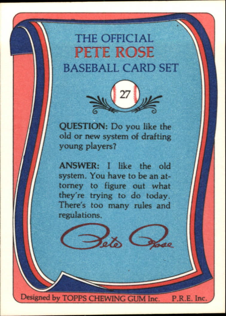 A2629- 1985 Topps Rose Baseball Karte #S 1-120 -du Pick- 15 + Gratis US Schiff - Bild 35 von 206
