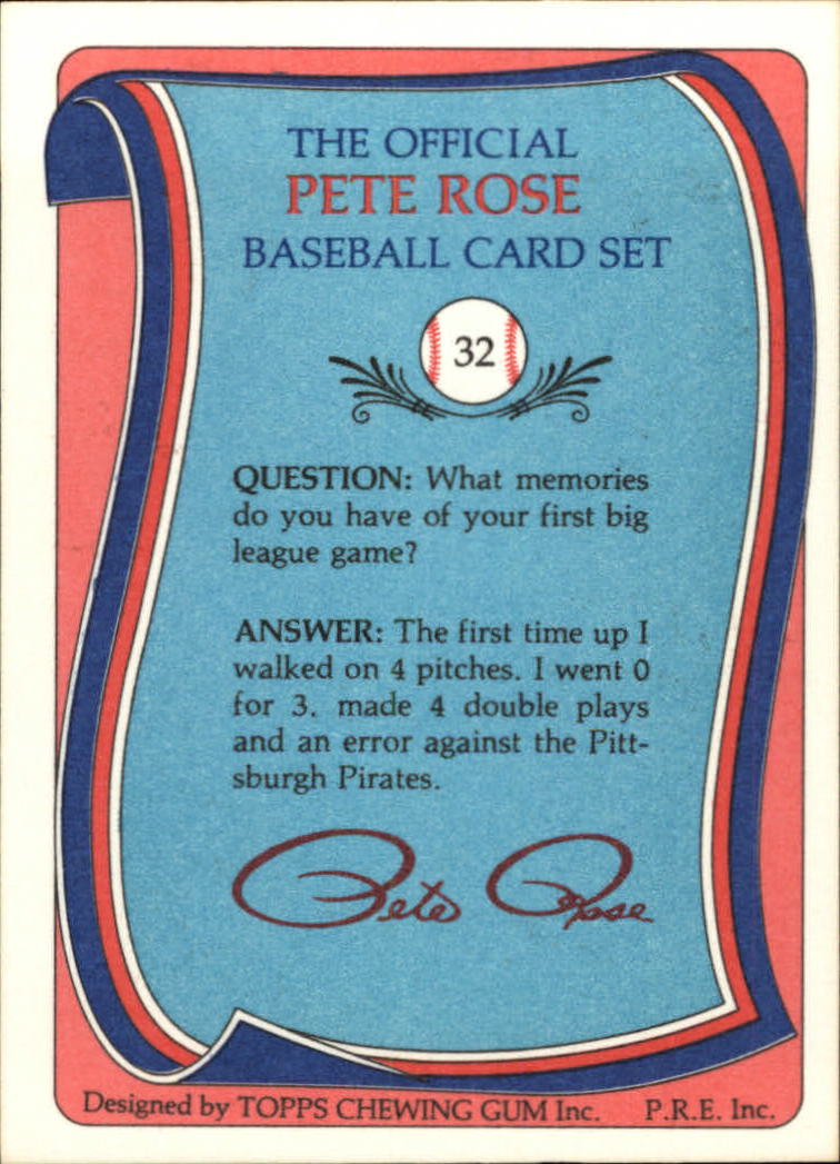 A2629- 1985 Topps Rose Baseball Karte #S 1-120 -du Pick- 15 + Gratis US Schiff - Bild 43 von 206