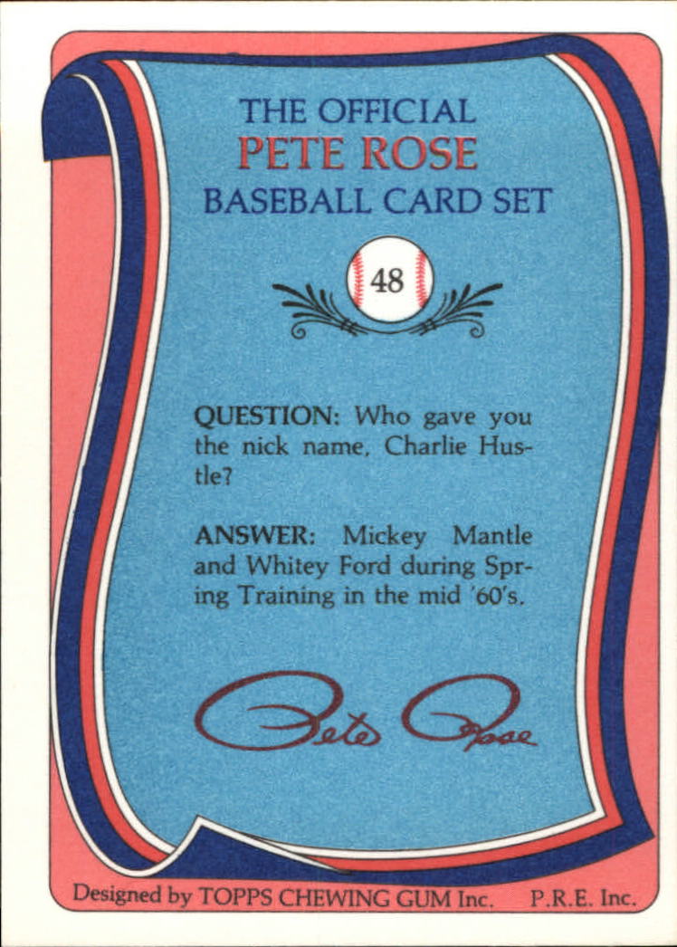 A2629- 1985 Topps Rose Baseball Karte #S 1-120 -du Pick- 15 + Gratis US Schiff - Bild 69 von 206