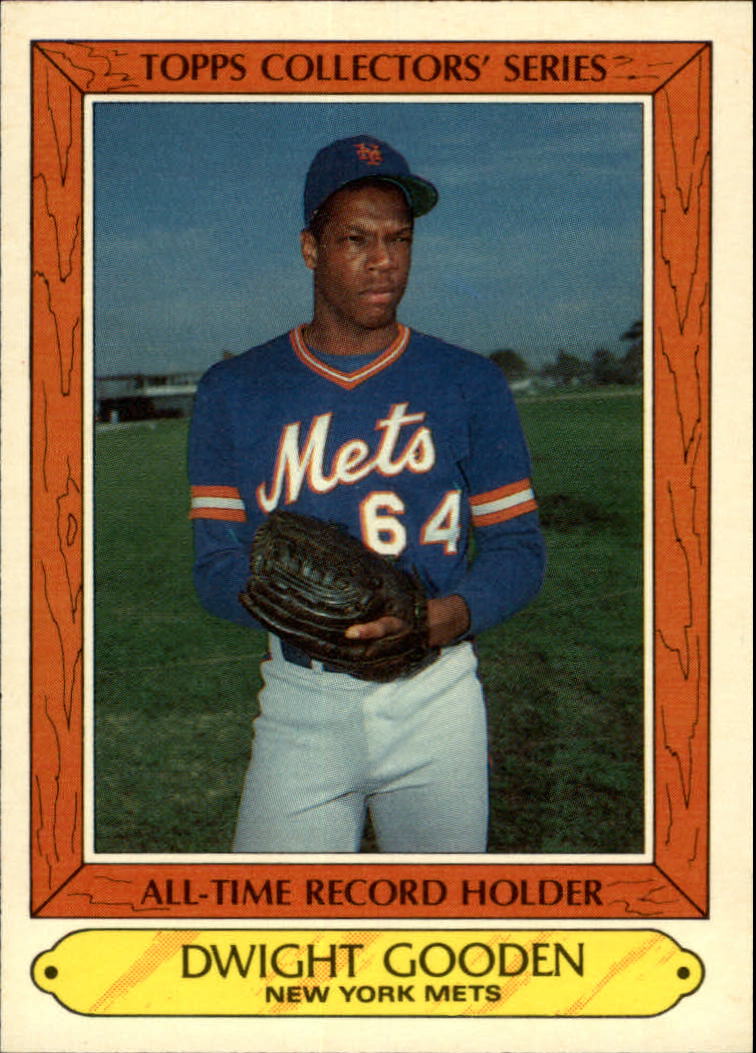 1985 Woolworth's Topps #16 Dwight Gooden - NM-MT - The DugoutZone