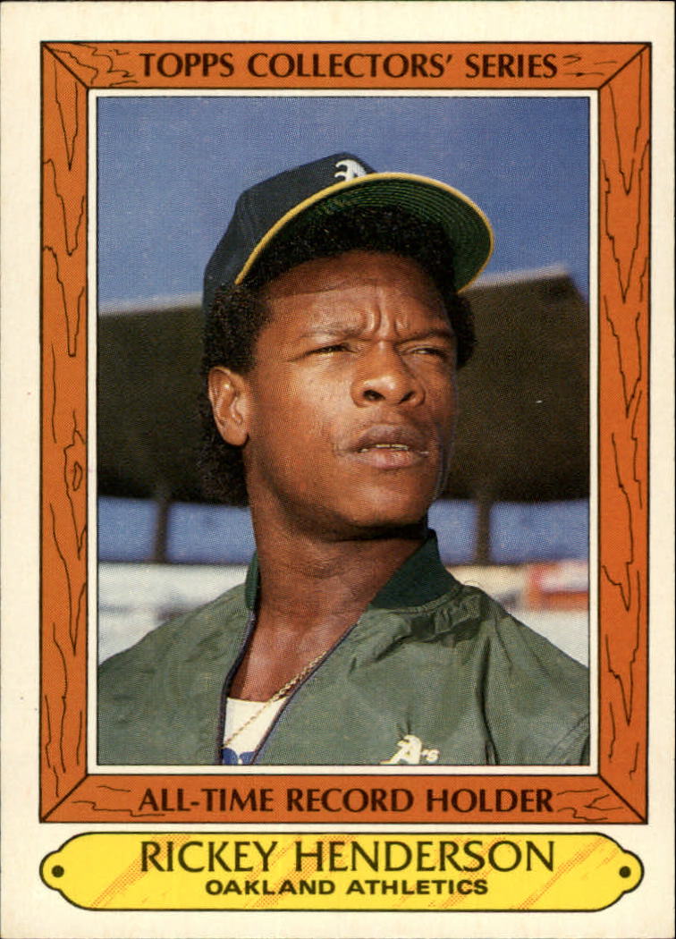 1985 Woolworth's Topps #17 Rickey Henderson