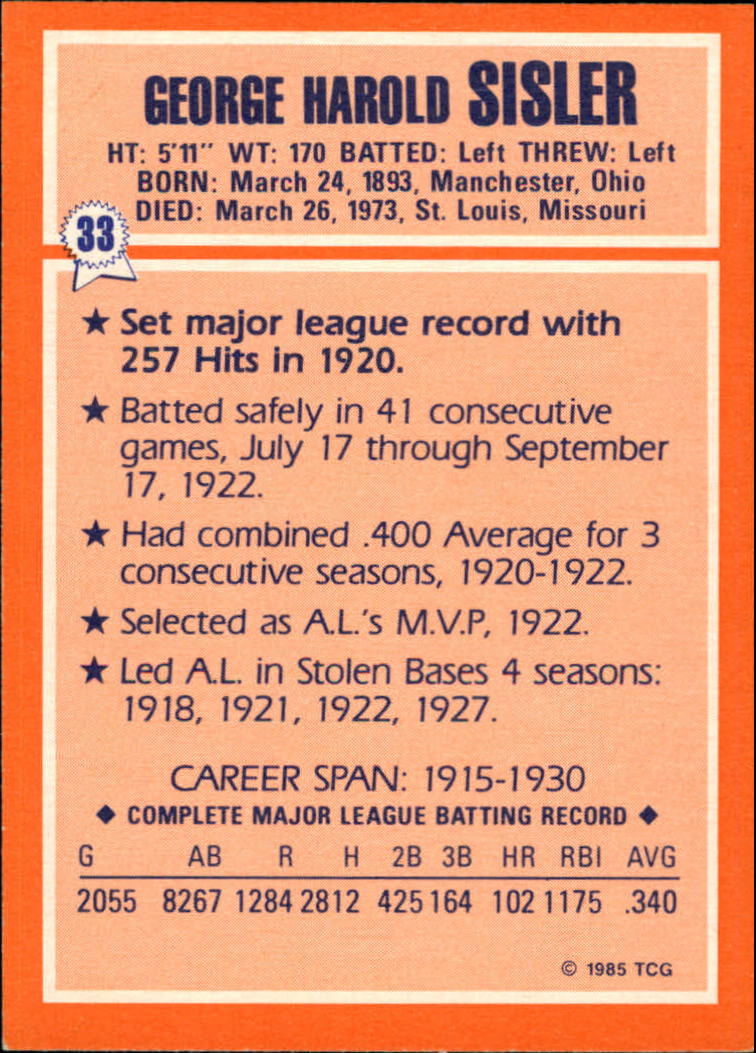 A8968- 1985 Woolworth Topps Baseball Karten 1-44 -du Pick- 15 + Gratis US Schiff - Bild 50 von 72