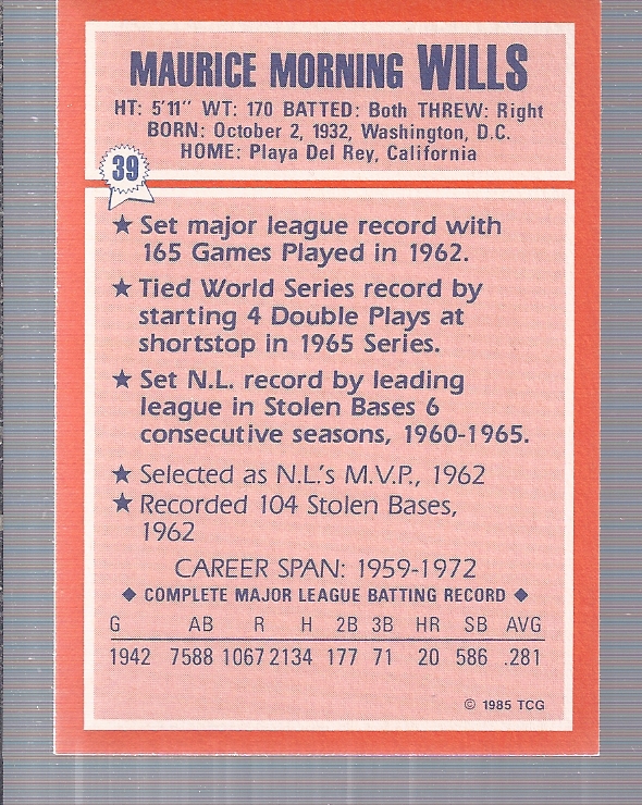 A8968- 1985 Woolworth Topps Baseball Karten 1-44 -du Pick- 15 + Gratis US Schiff - Bild 62 von 72