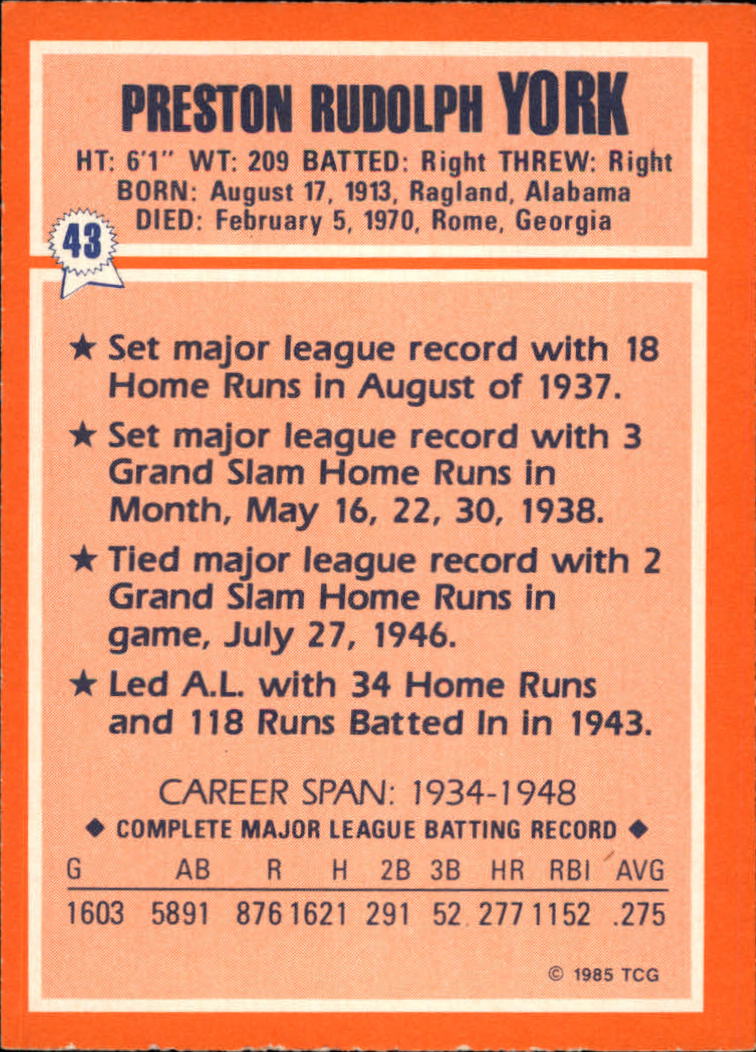 A8968- 1985 Woolworth Topps Baseball Karten 1-44 -du Pick- 15 + Gratis US Schiff - Bild 70 von 72
