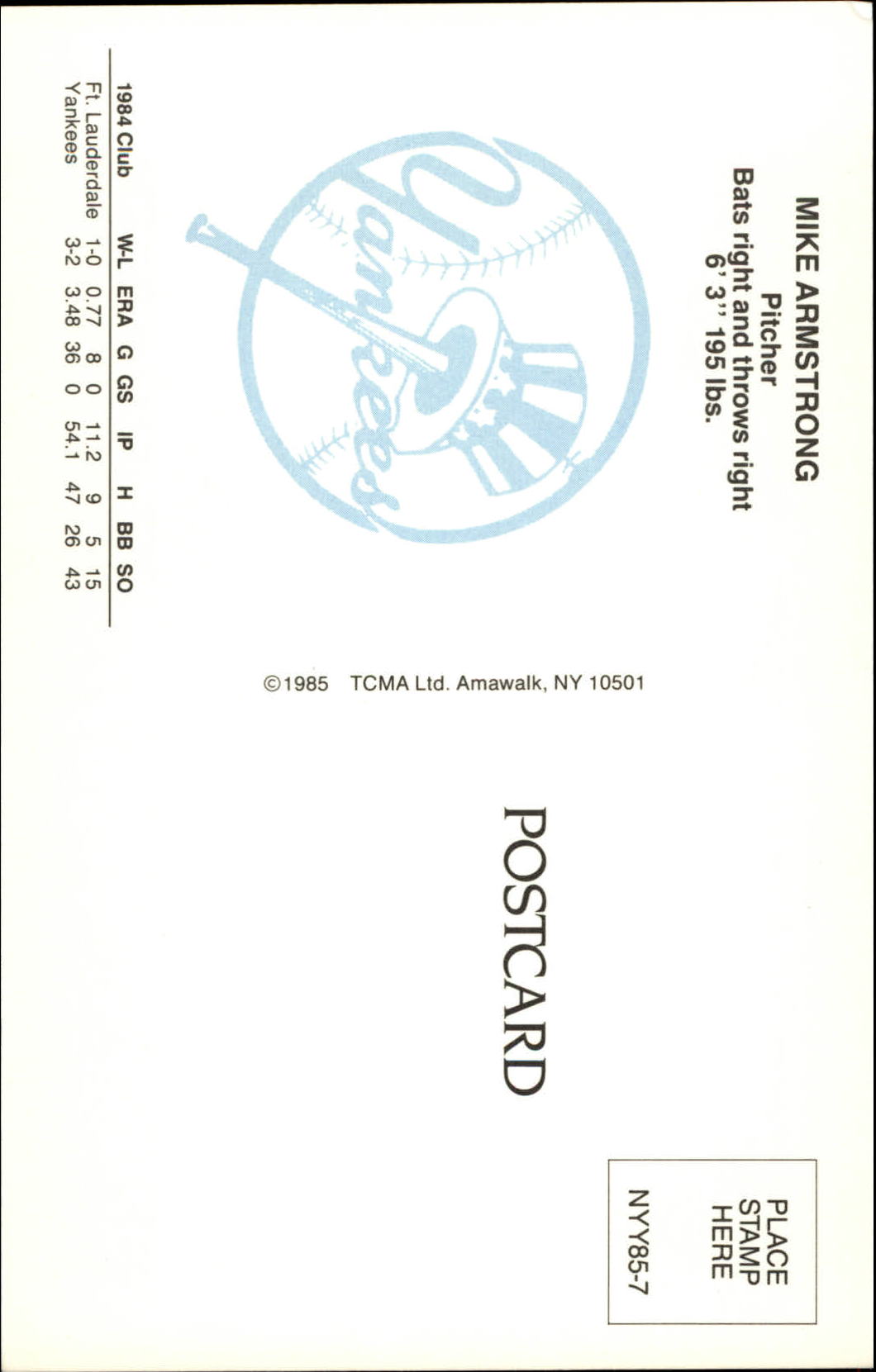 B6080- 1985 Yankees TCMA Cartoline BB Card #s 1-40 -Scegli tu- 15+ SPEDIZIONE GRATUITA US - Foto 13 di 57