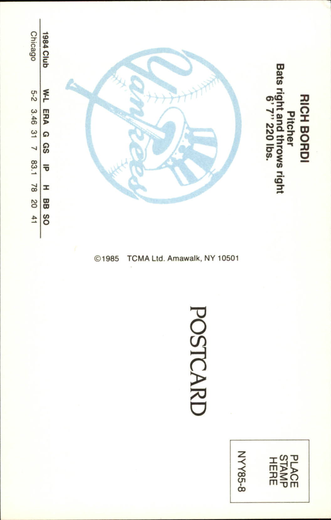 B6080- 1985 Yankees TCMA Cartoline BB Card #s 1-40 -Scegli tu- 15+ SPEDIZIONE GRATUITA US - Foto 15 di 57