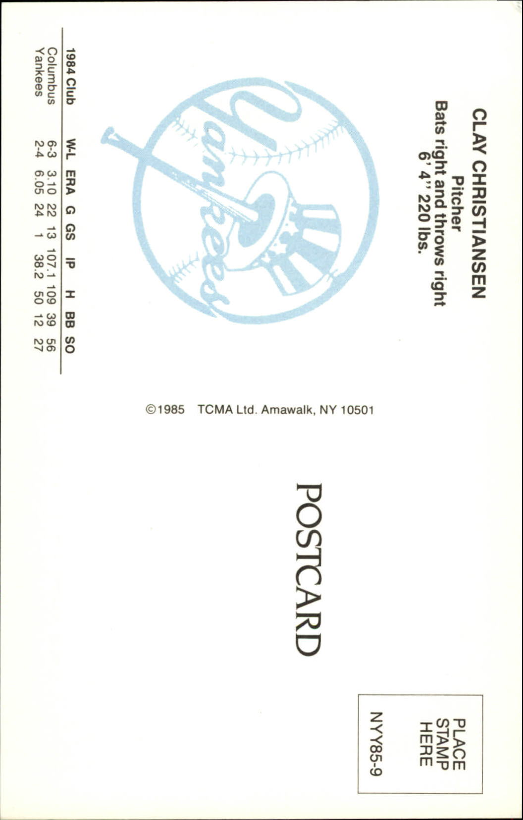 B6080- 1985 Yankees TCMA Cartoline BB Card #s 1-40 -Scegli tu- 15+ SPEDIZIONE GRATUITA US - Foto 17 di 57