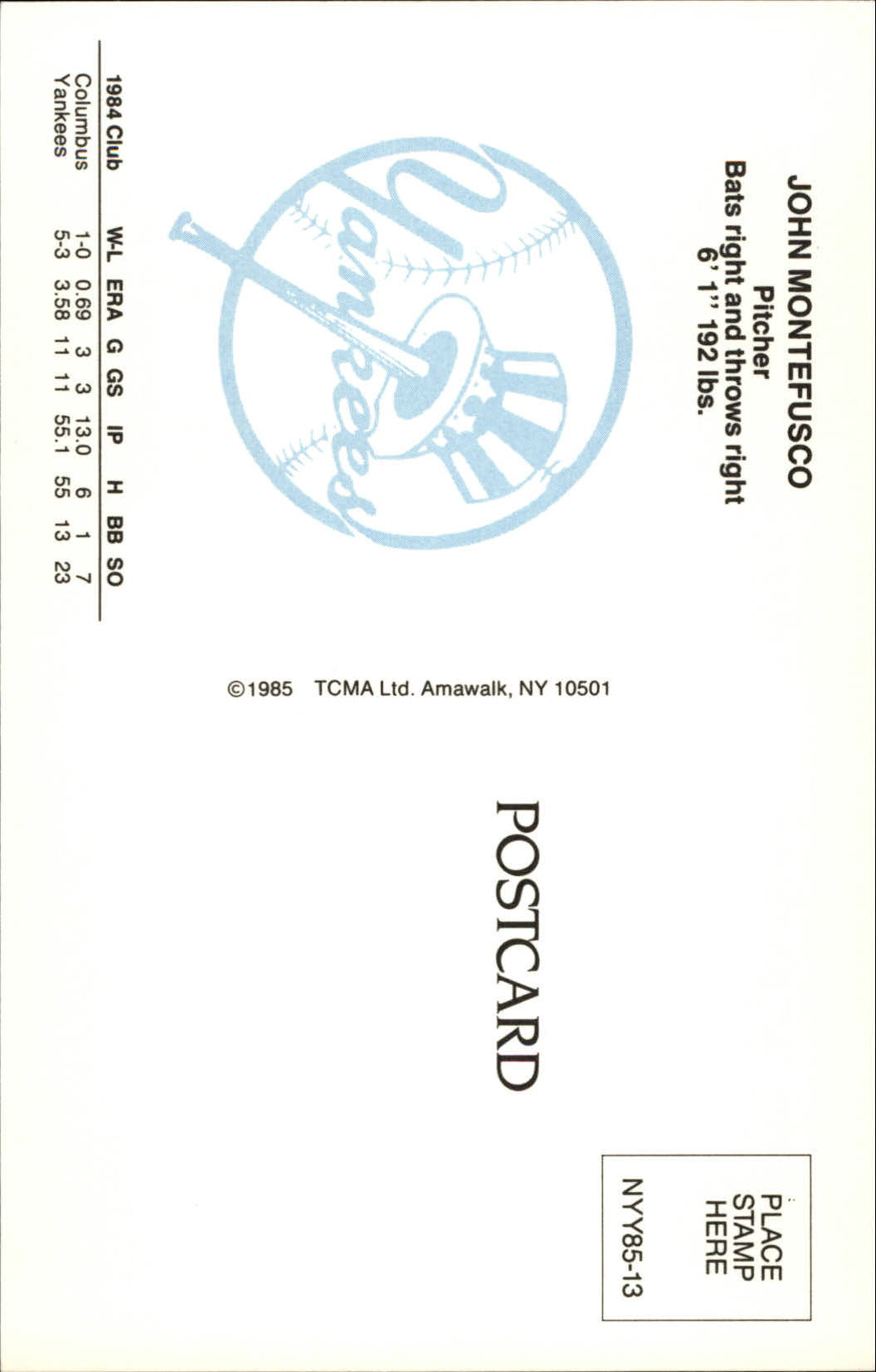 B6080- 1985 Yankees TCMA Cartoline BB Card #s 1-40 -Scegli tu- 15+ SPEDIZIONE GRATUITA US - Foto 19 di 57