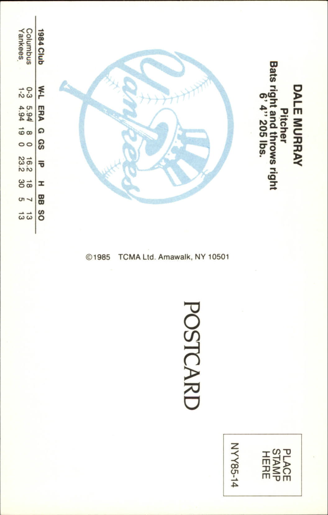 B6080- 1985 Yankees TCMA Cartoline BB Card #s 1-40 -Scegli tu- 15+ SPEDIZIONE GRATUITA US - Foto 21 di 57
